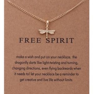 "Free Spirit" Dainty Inspirational Necklace NWT
